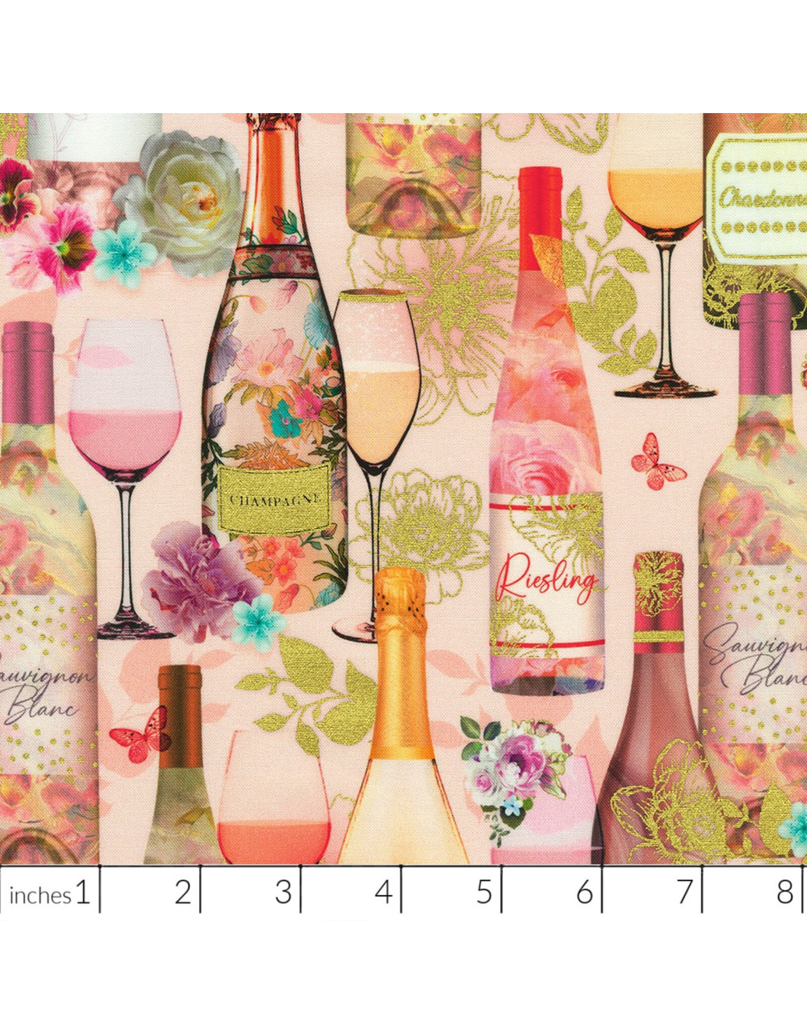 PD Happy Hour in Blush, Set of 6 Cocktail Napkins