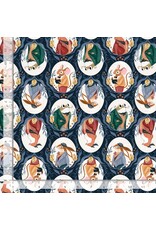 PD's Rae Ritchie Collection Dapper Den, Dapper Toile in Space, Dinner Napkin