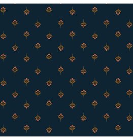 Rae Ritchie Dapper Den, Fleur in Space, Fabric Half-Yards