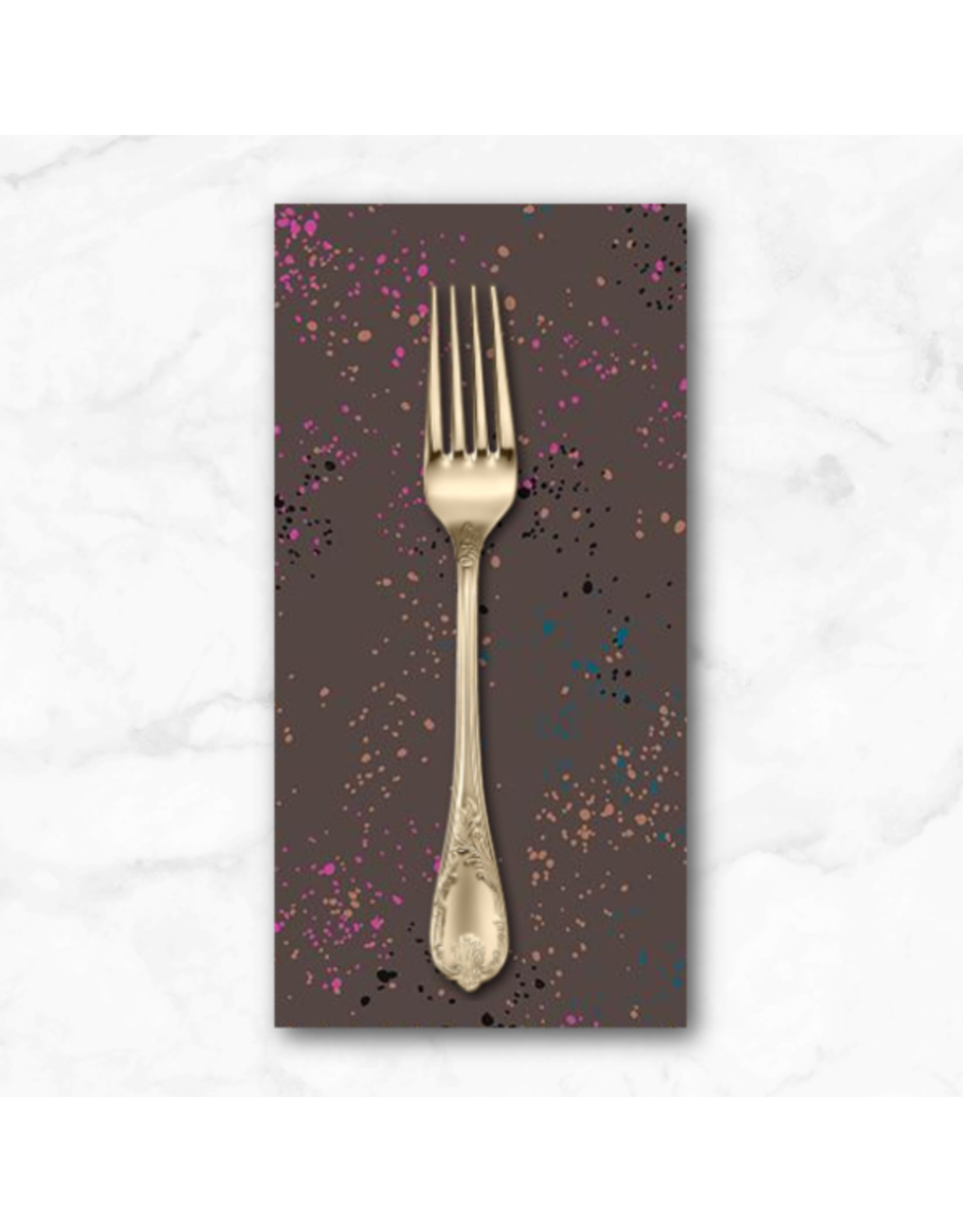 PD's Ruby Star Society Collection Speckled in Caviar, Dinner Napkin