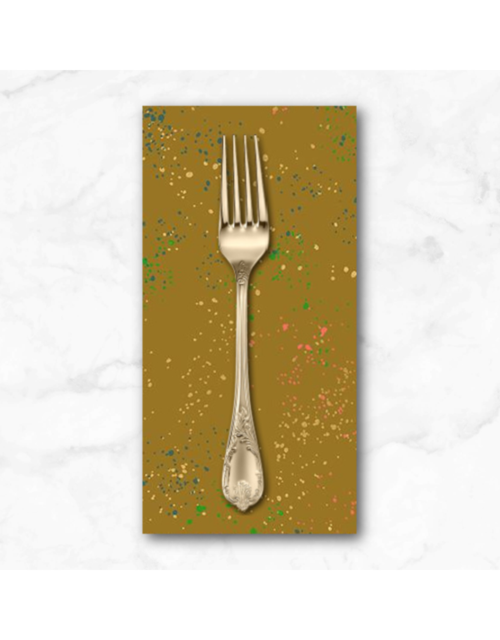 PD's Ruby Star Society Collection Speckled Metallic in Suede, Dinner Napkin