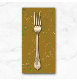 PD's Ruby Star Society Collection Speckled Metallic in Suede, Dinner Napkin