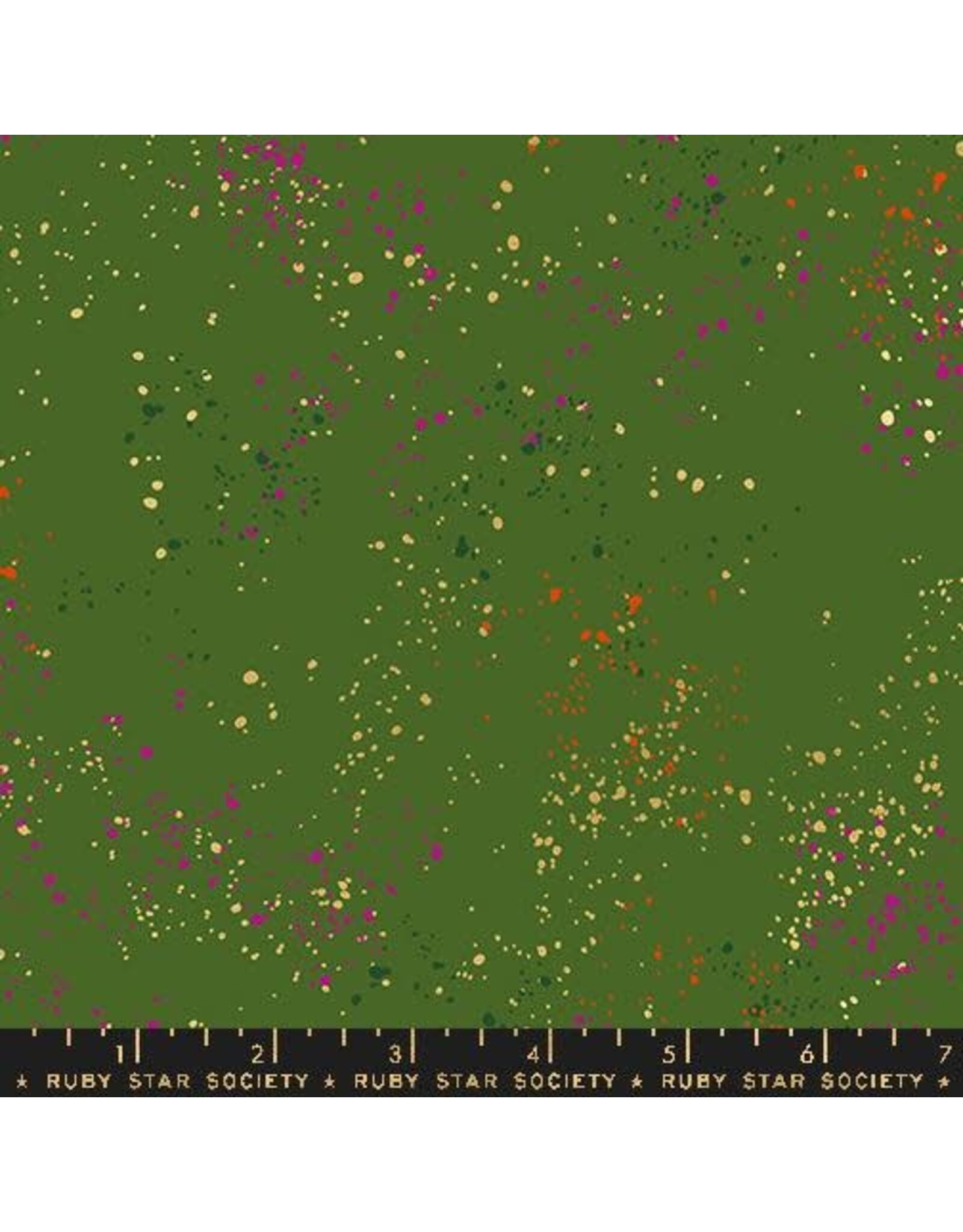 Rashida Coleman-Hale Speckled Metallic in Sarah Green, Fabric Half-Yards