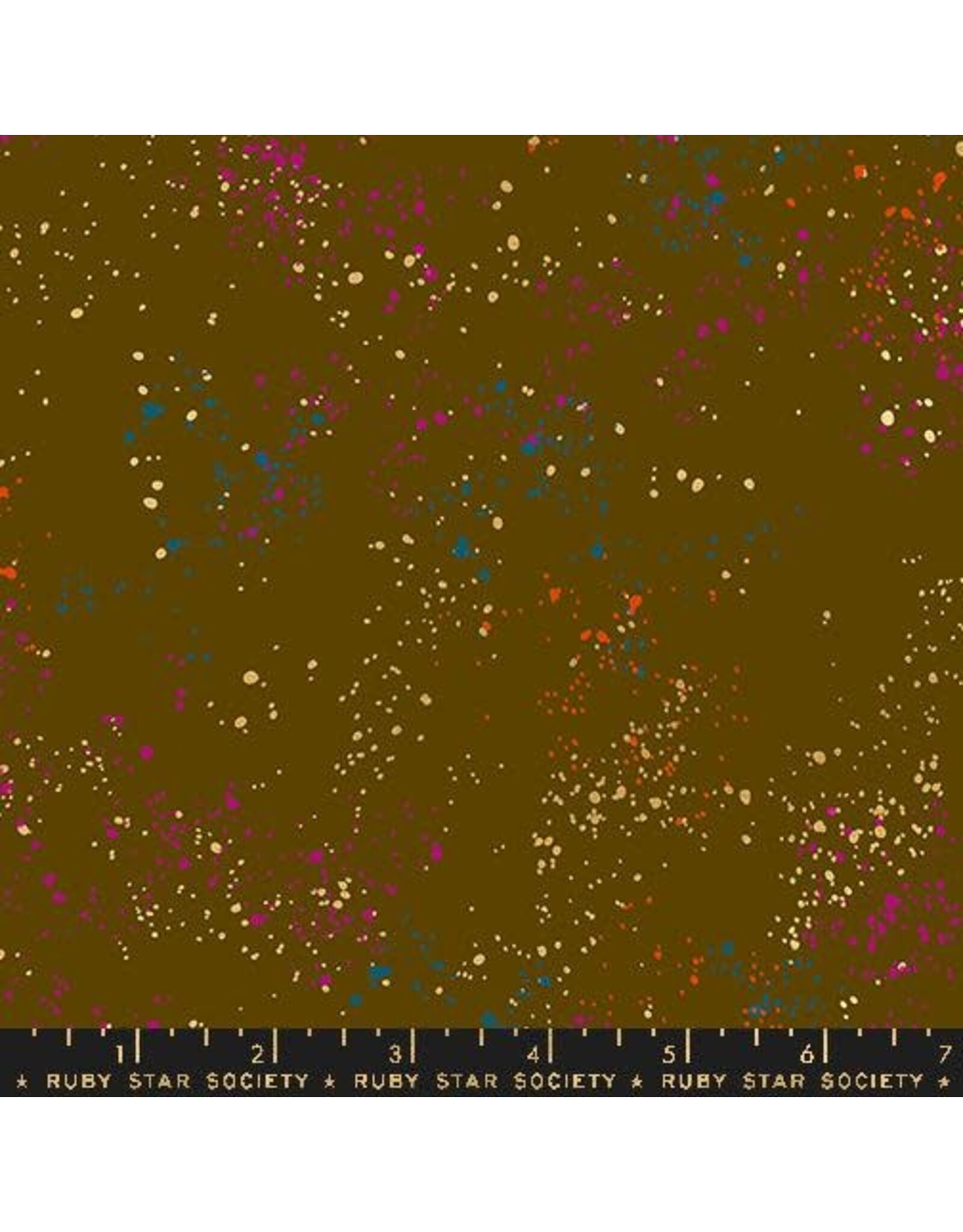 Rashida Coleman-Hale Speckled Metallic in Cocoa, Fabric Half-Yards