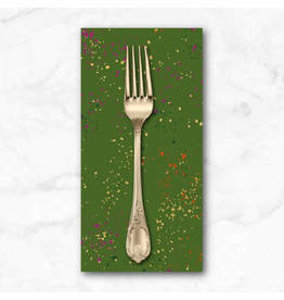 PD's Ruby Star Society Collection Speckled Metallic in Sarah Green, Dinner Napkin