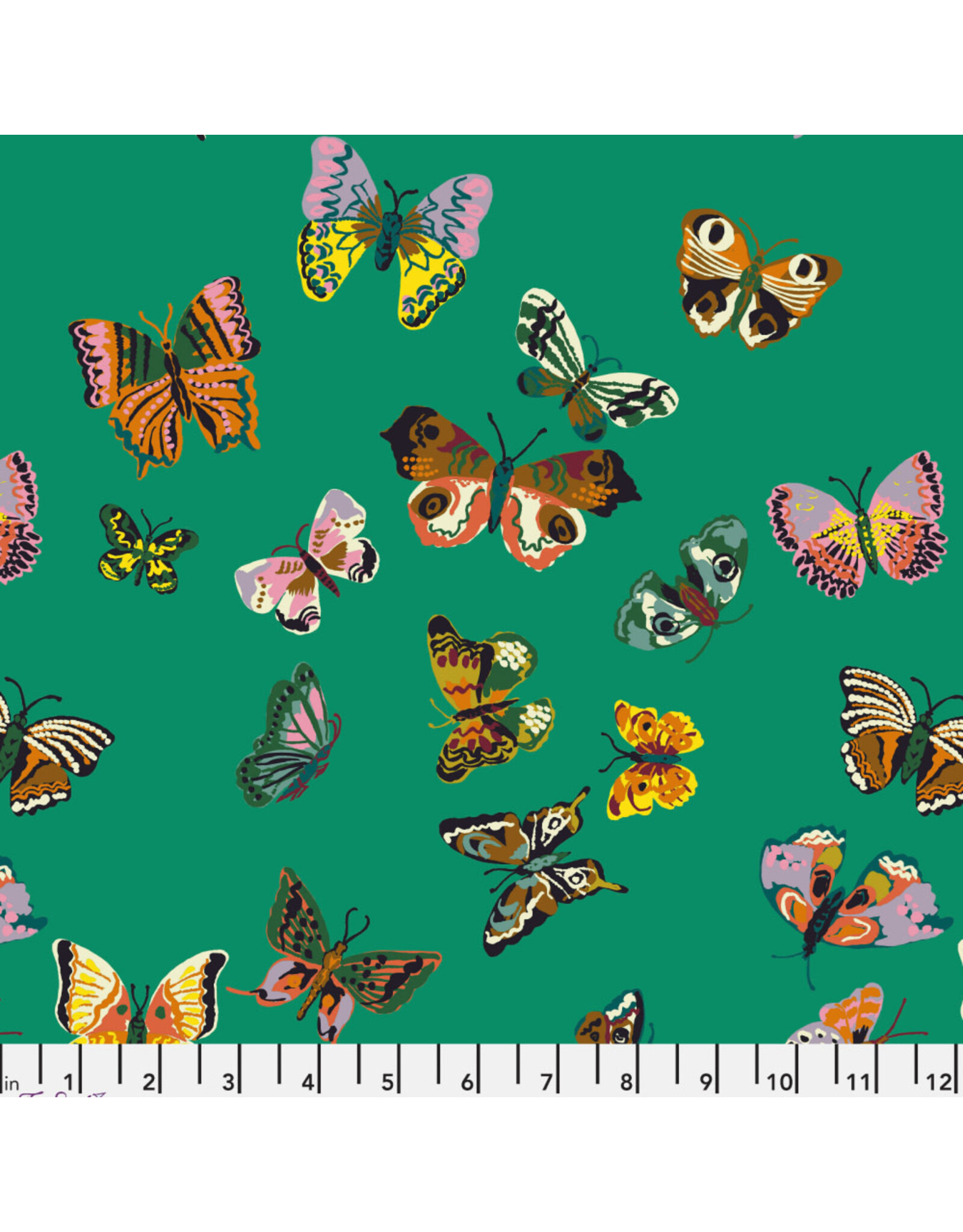 PD's Nathalie Lété Collection A Spring in Paris, Papillons in Green, Dinner Napkin