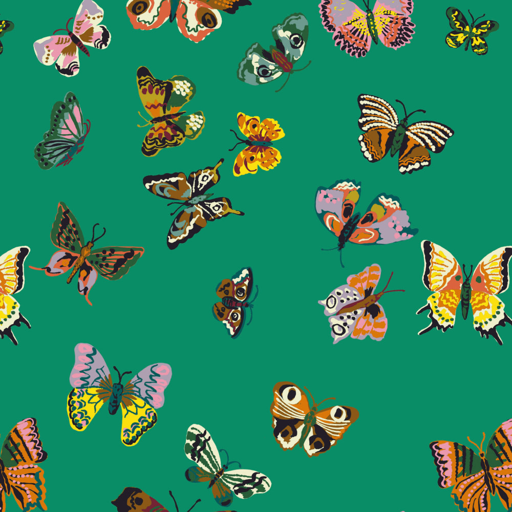 A Spring in Paris Papillons in Green A Spring in Paris Papillons in Green