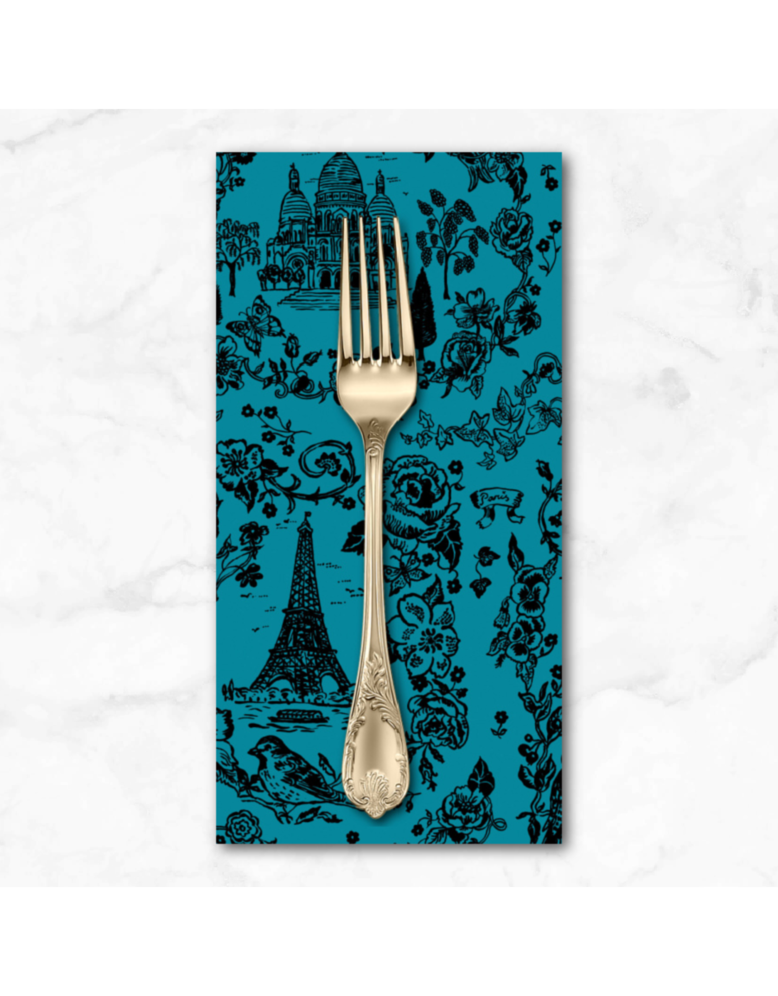 PD's Nathalie Lété Collection A Spring in Paris, Sightseeing Tonal in Azul, Dinner Napkin