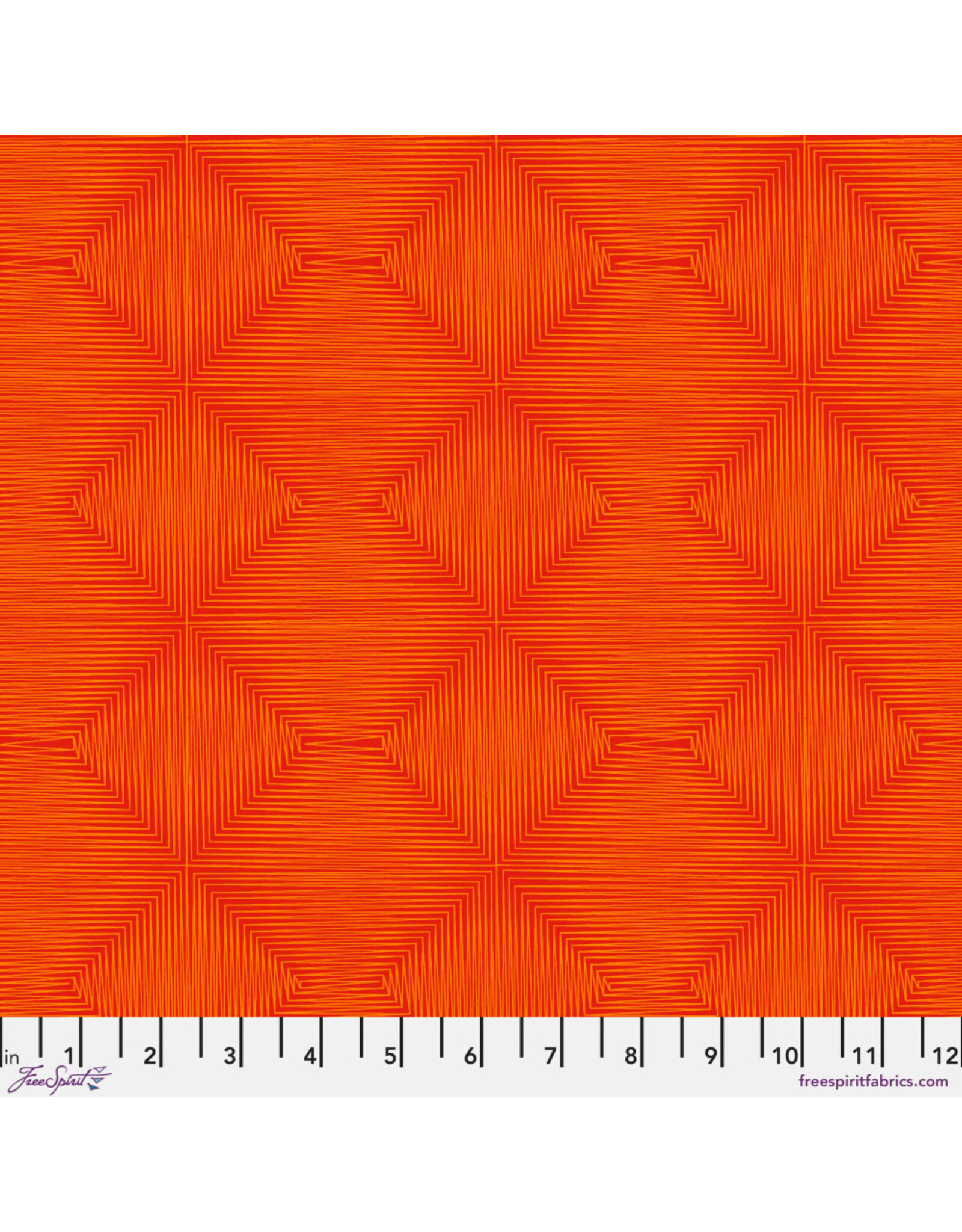 PD's Adrienne Leban Collection BioGeo Energy, Electrified in Red, Dinner Napkin