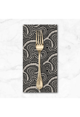 PD's Adrienne Leban Collection BioGeo Energy, Wig Wag in Charcoal, Dinner Napkin