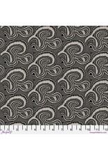 Adrienne Leban ON SALE-5 YARD CUT - BioGeo Energy, Wig Wag in Charcoal