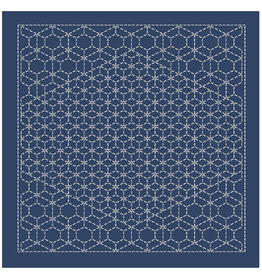 Japan Import ON ORDER-Sashiko Sampler Cloth, Traditional Design Ararekikko, Navy