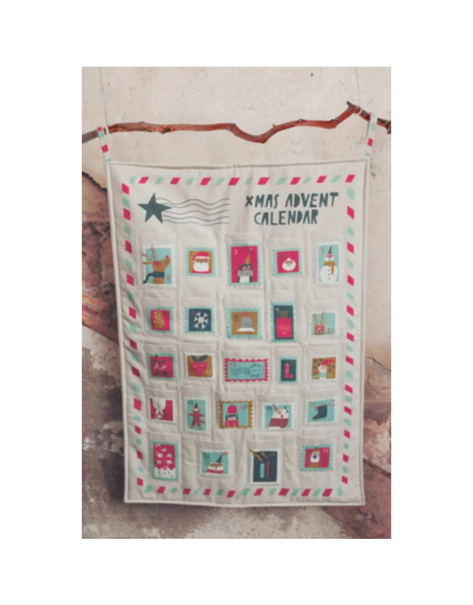 Katia, Spain Xmas Advent Calendar Panel, 39” x 56”