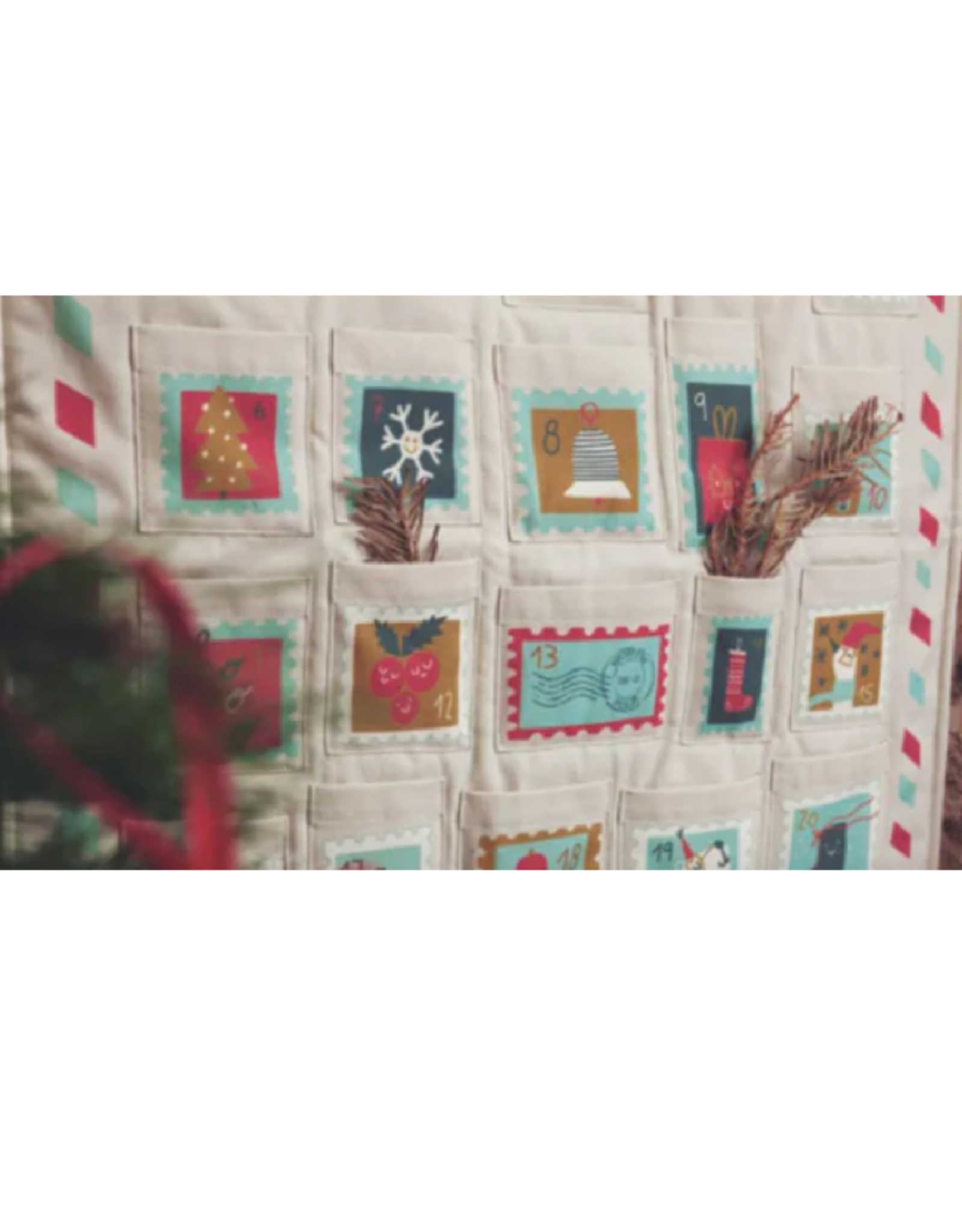 Katia, Spain Xmas Advent Calendar Panel, 39” x 56”