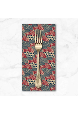 PD's P&B Collection Allegiance, Waving Flags in Patriotic, Dinner Napkin PD's P&B Collection Allegiance, Waving Flags in Patriotic, Dinner Napkin