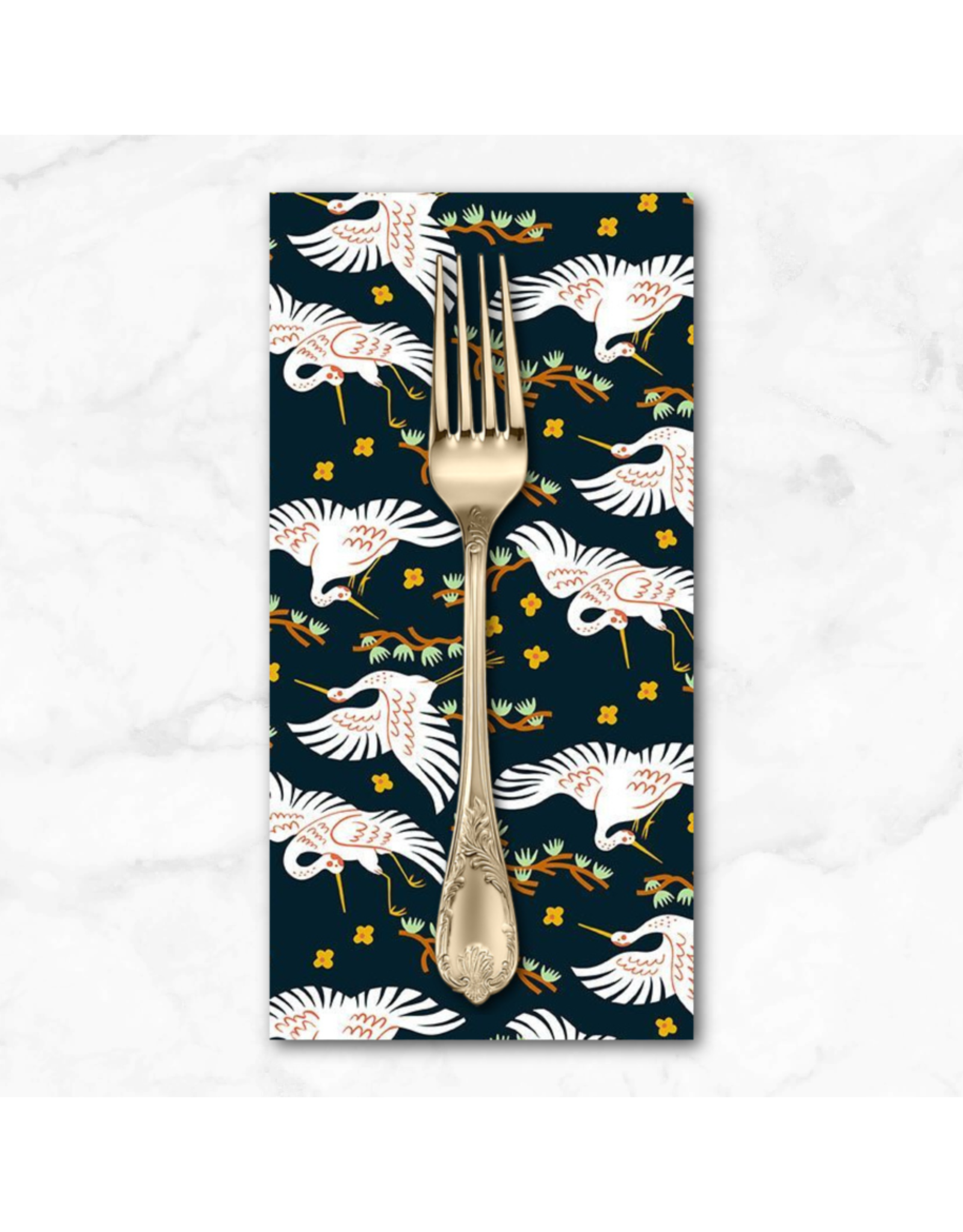 PD's Faye Guanipa Collection Take Me to Tokyo, Cranes in Wren, Dinner Napkin