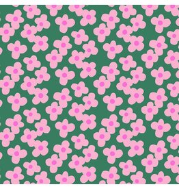 Faye Guanipa Take Me to Tokyo, Let's Bloom in Ivy, Fabric Half-Yards