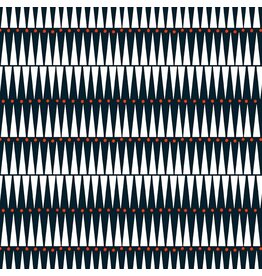 Faye Guanipa Take Me to Tokyo, Wagara in Wren, Fabric Half-Yards