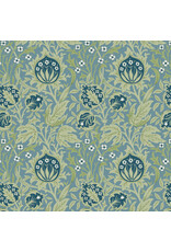 William Morris & Co. Morris & Co., Emery Walker's House, Elmcote in Dearie Blue, Fabric Half-Yards