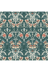 William Morris & Co. Morris & Co., Emery Walker's House, Large Bluebell in Webbs Blue, Fabric Half-Yards