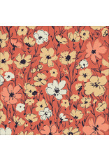 Cloud9 Fabrics Organic Double Gauze, Canyon Blooms, Primrose, Fabric Half-Yards