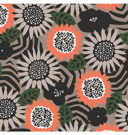 Cloud9 Fabrics Rayon, Coexisting, Wild Flowers, Fabric Half-Yards