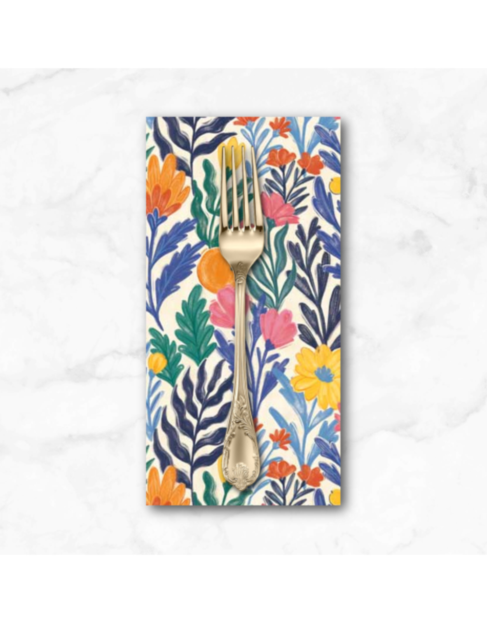 PD's P&B Collection Cyprus, Fruity Floral in Multi, Dinner Napkin