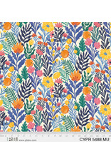 P & B Textiles Cyprus, Fruity Floral in Multi, Fabric Half-Yards