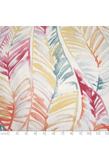 Katia, Spain Recycled Canvas, Aquarelle Leaves, Fabric Half-Yards