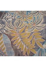 Katia, Spain Recycled Canvas, Handmade Leaves, Fabric Half-Yards