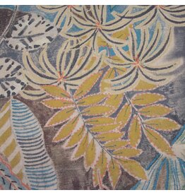 Katia, Spain Recycled Canvas, Handmade Leaves, Fabric Half-Yards