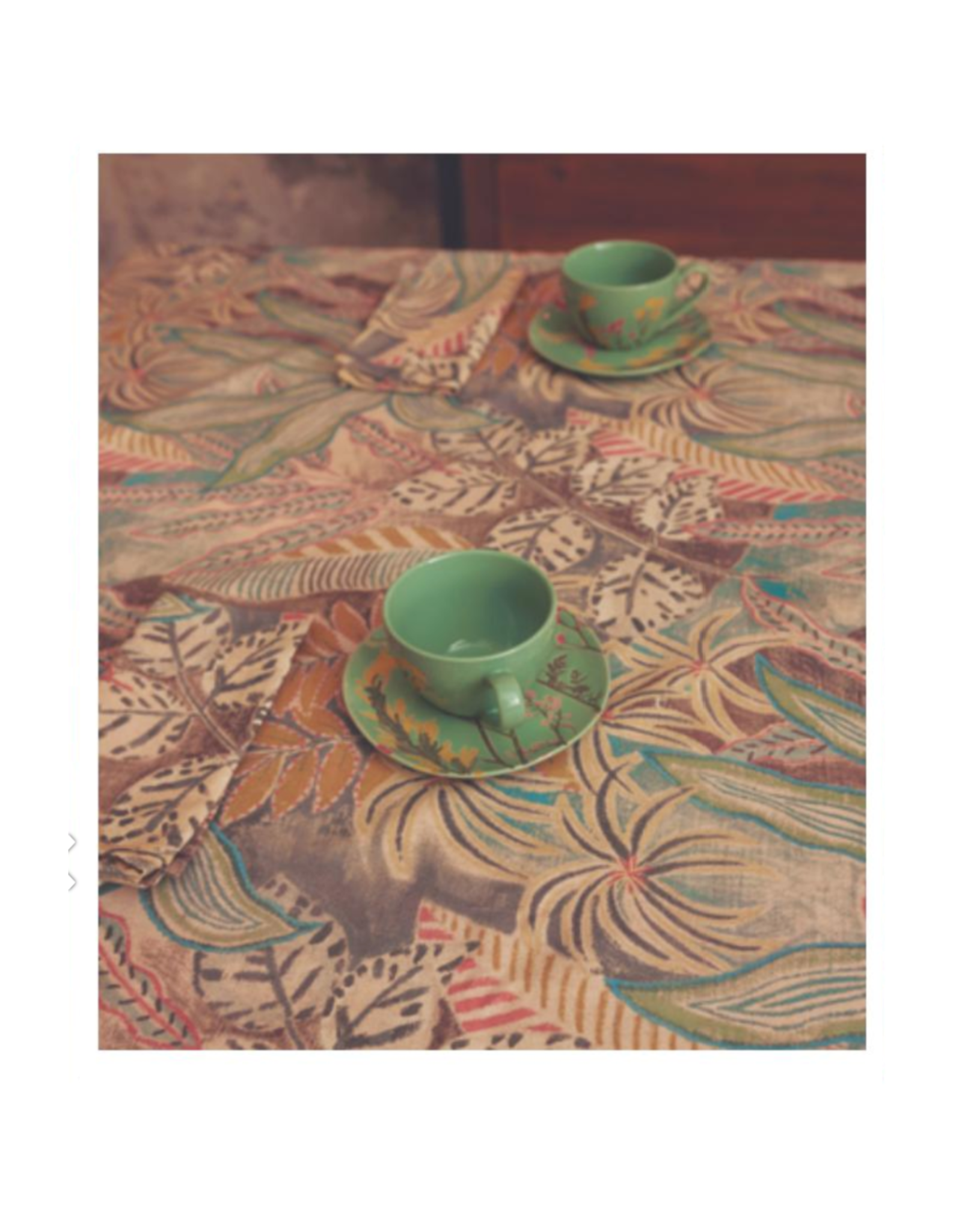 Katia, Spain Recycled Canvas, Handmade Leaves, Fabric Half-Yards