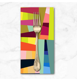 PD's Windham Collection Kaleidoscope, Parade in Multi, Dinner Napkin