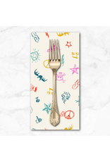 PD's Sarah Watts Collection Teddy and the Bears, Groupie in Multi, Dinner Napkin