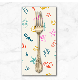 PD's Sarah Watts Collection Teddy and the Bears, Groupie in Multi, Dinner Napkin