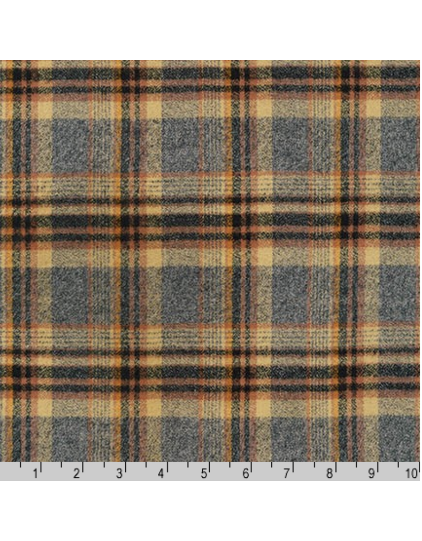 Robert Kaufman Yarn Dyed Cotton Flannel, Mammoth Flannel in Maize, Fabric Half-Yards
