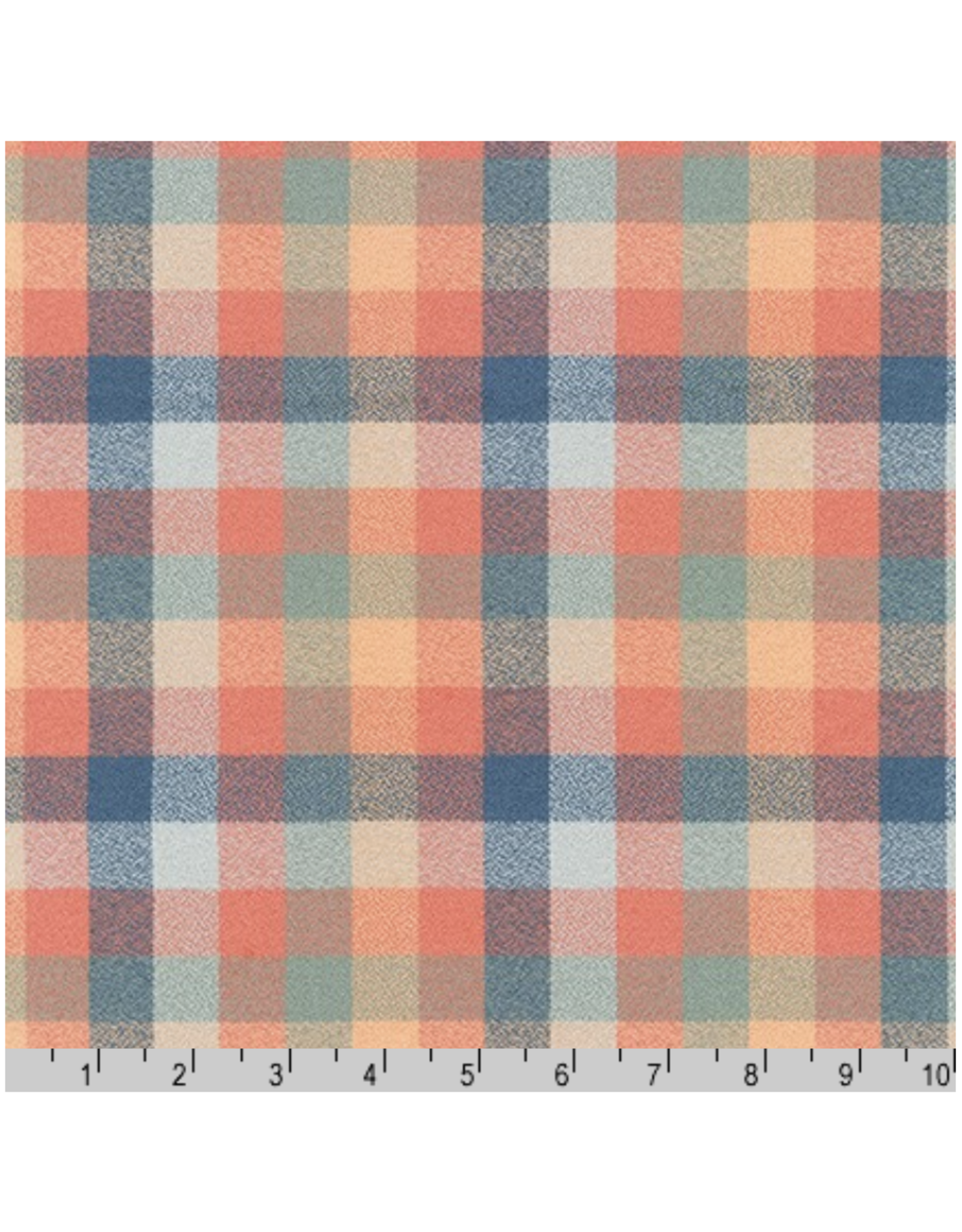 Robert Kaufman Yarn Dyed Cotton Flannel, Mammoth Organic Flannel in Sundance, Fabric Half-Yards