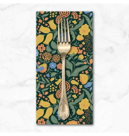 PD's Riley Blake Collection Wanderlust, Main in Dark Green, Dinner Napkin