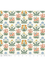 PD's Riley Blake Collection Wanderlust, Morning Meadow in Cream, Dinner Napkin PD's Riley Blake Collection Wanderlust, Morning Meadow in Cream, Dinner Napkin