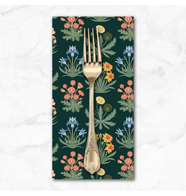 PD's Riley Blake Collection Wanderlust, Morning Meadow in Dark Green, Dinner Napkin