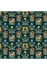 Riley Blake Fabrics Wanderlust, Morning Meadow in Dark Green, Fabric Half-Yards