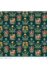 Riley Blake Fabrics Wanderlust, Morning Meadow in Dark Green, Fabric Half-Yards