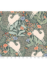 PD's Figo Collection Natural Essence, Golden Hour Deers in Green, Dinner Napkin