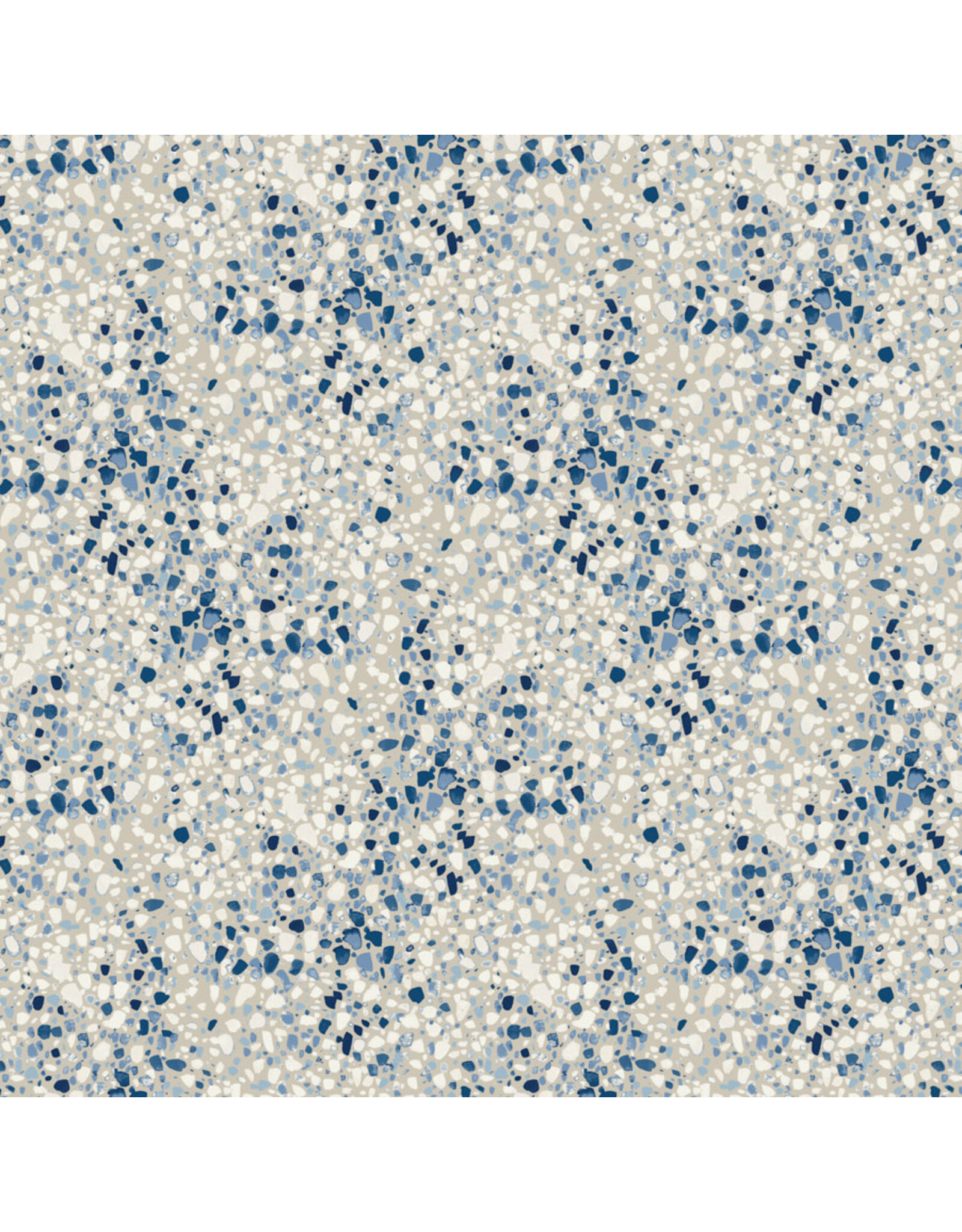 Figo Natural Essence, Terrazzo in Cream, Fabric Half-Yards