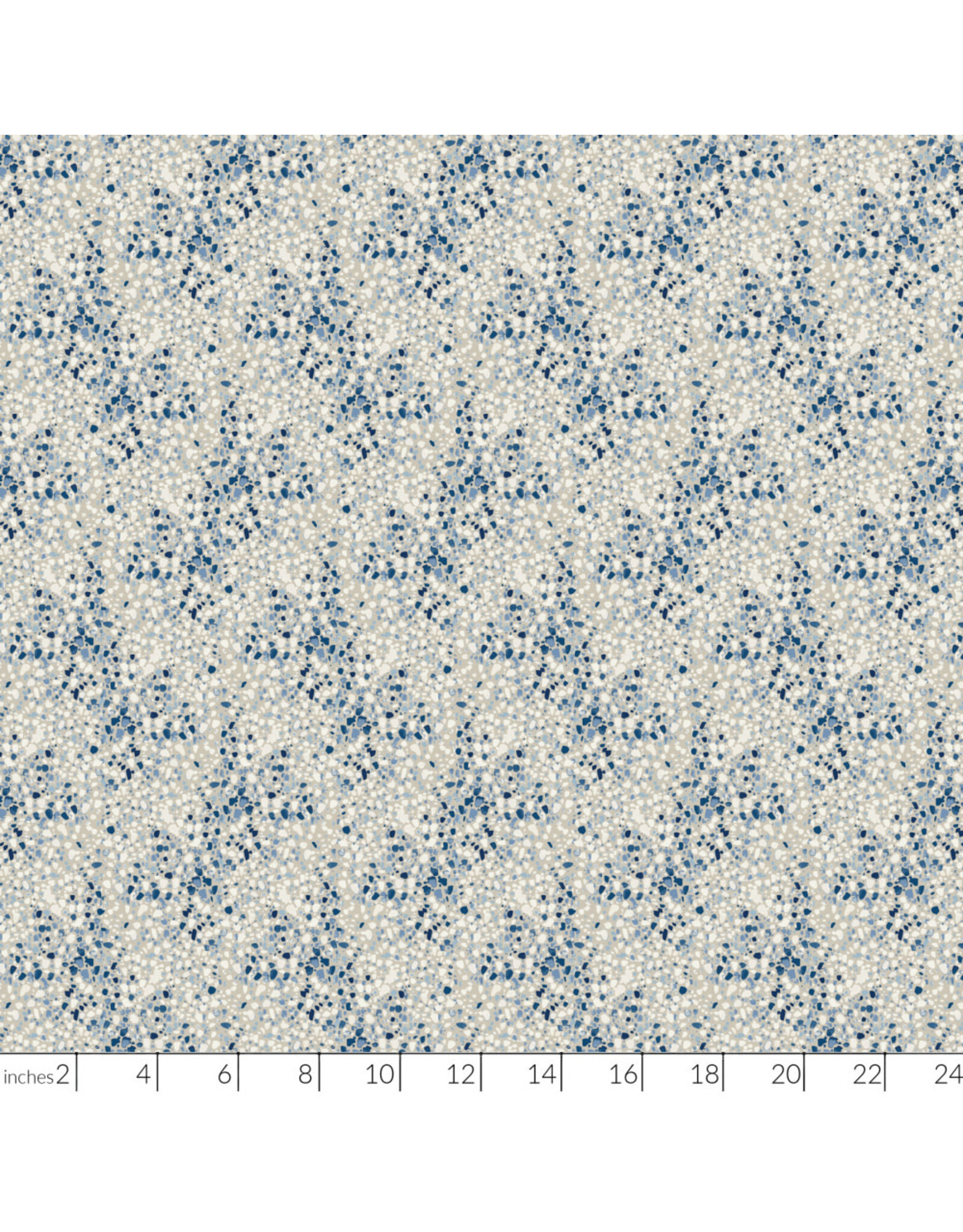 Figo Natural Essence, Terrazzo in Cream, Fabric Half-Yards