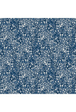 Figo Natural Essence, Terrazzo in Navy, Fabric Half-Yards