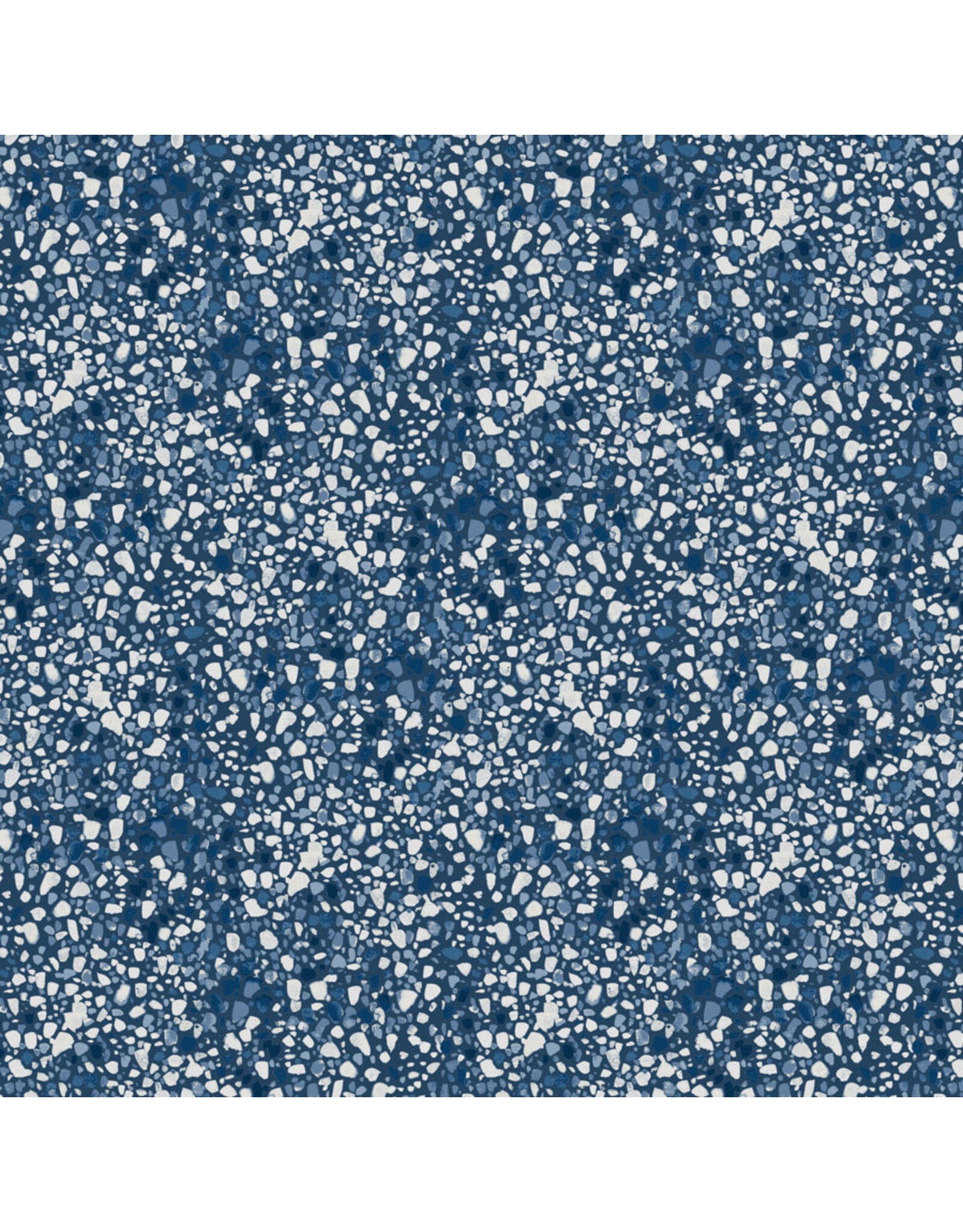 Figo Natural Essence, Terrazzo in Navy, Fabric Half-Yards