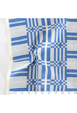 Fableism Swedish Holiday Wovens by The House That Lars Built, Astrid Weave in Cobalt, Fabric Half-Yards