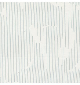 Zen Chic Still More Paper, Lined Up in White, Fabric Half-Yards