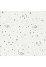 Zen Chic Still More Paper, Milky Way in White, Fabric Half-Yards